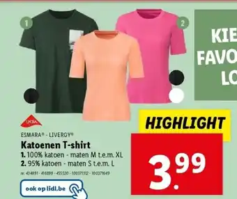 Katoenen T-shirt