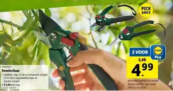 Lidl Snoeischaar aanbieding
