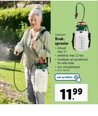 Lidl Druksproeier aanbieding