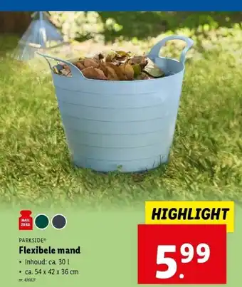 Lidl Flexibele mand aanbieding