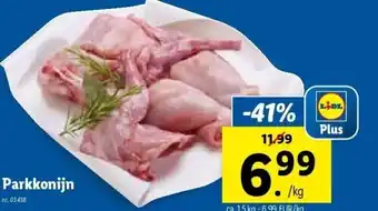 Lidl Parkkonijn aanbieding
