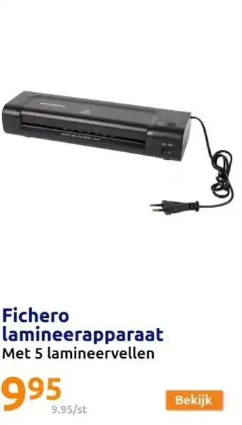 Action Fichero lamineerapparaat aanbieding