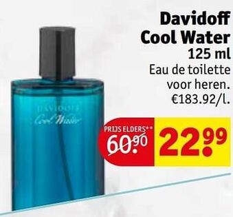 Kruidvat Davidoff cool water eau de toilette voor heren aanbieding