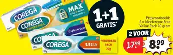 Kruidvat Corega mondverzorging aanbieding