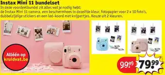 Kruidvat Instax Mini 11 bundelset aanbieding