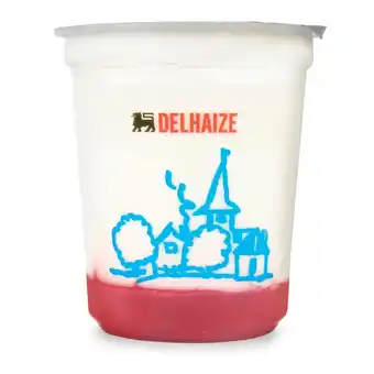 Delhaize Yoghurt | Vol | Aardbei aanbieding