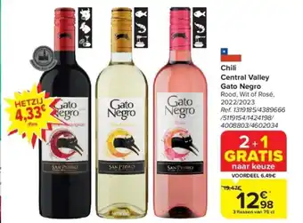 Carrefour Chili Central Valley Gato Negro aanbieding