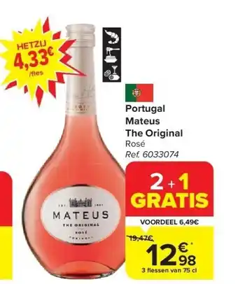 Carrefour Portugal Mateus The Original aanbieding