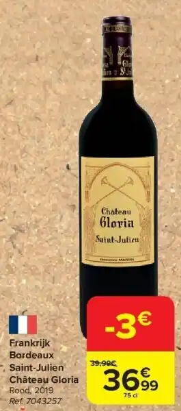 Frankrijk Bordeaux Saint-Julien Château Gloria