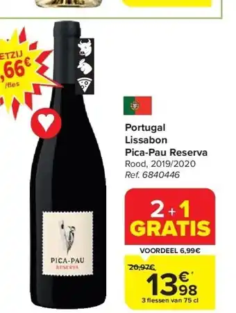 Carrefour Portugal Lissabon Pica-Pau Reserva aanbieding