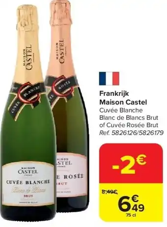 Carrefour Frankrijk Maison Castel aanbieding