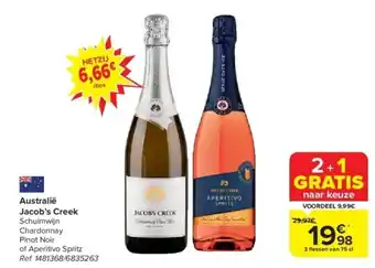 Carrefour Australië Jacob's Creek aanbieding