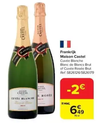 Carrefour Frankrijk Maison Castel aanbieding