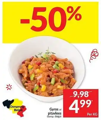 Intermarché Gyros of pitavlees aanbieding