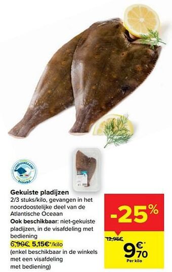 Carrefour Market Gekuiste pladijzen aanbieding