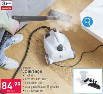 ALDI AMBIANO Stoomreiniger aanbieding