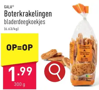ALDI GALA Boterkrakelingen 300g aanbieding