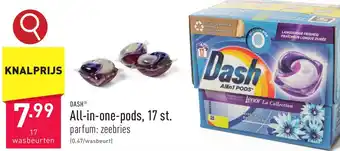 ALDI DASH All-in-one-pods, 17 st. aanbieding