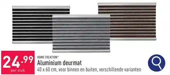 ALDI HOME CREATION Aluminium deurmat aanbieding
