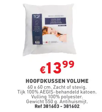 Trafic HOOFDKUSSEN VOLUME 60 x 60 cm. aanbieding