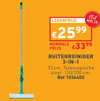 RUITENREINIGER 3-IN-1 33 cm
