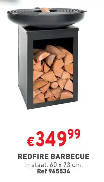 Trafic REDFIRE BARBECUE In staal. 60 x 73 cm. aanbieding