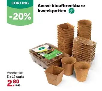 AVEVE Aveve bioafbreekbare kweekpotten aanbieding