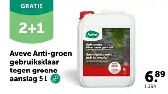 AVEVE Aveve Anti-groen gebruiksklaar tegen groene aanslag 5 l aanbieding