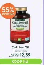 Holland & Barrett Cod Liver Oil aanbieding