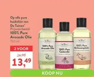 Holland & Barrett 100% Pure Avocado Olie aanbieding