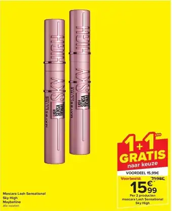 Mascara Lash Sensational Sky High Maybelline