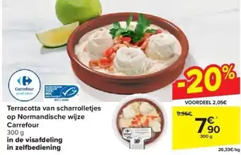 Carrefour Terracotta van scharrolletjes op Normandische wijze Carrefour aanbieding