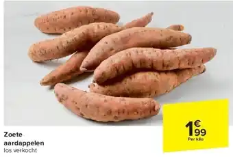 Carrefour Zoete aardappelen aanbieding