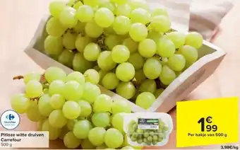 Carrefour Pitloze witte druiven Carrefour aanbieding