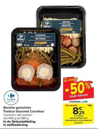Carrefour Bereide gerechten Traiteur Gourmet Carrefour aanbieding