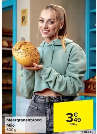 Carrefour Meergranenbrood Milo aanbieding