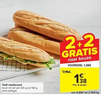 Carrefour Half stokbrood aanbieding