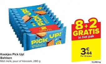 Carrefour Koekjes Pick Up! Bahlsen aanbieding