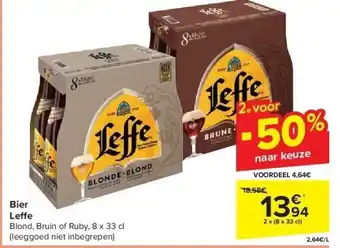 Carrefour Bier Le e aanbieding