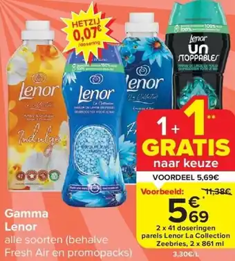 Carrefour Gamma Lenor aanbieding