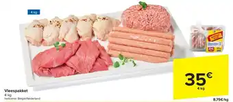 Carrefour Vleespakket 4 kg aanbieding