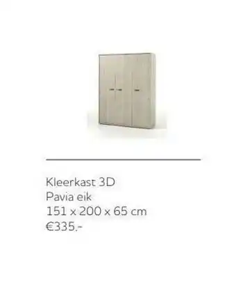 Kleerkast 2d Pavia Eik