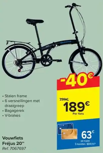 Vouwfiets Fréjus 20"