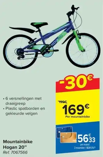 Carrefour Mountainbike Hogan 20" aanbieding