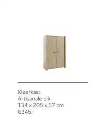 Kleerkast Artisanale Eik