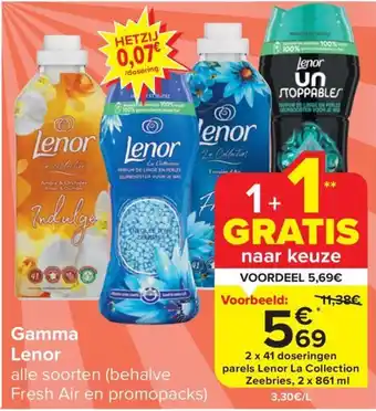 Carrefour Market Gamma Lenor aanbieding