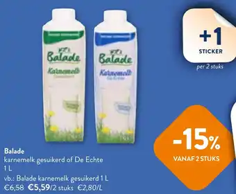 Balade karnemelk gesuikerd of De Echt 1L