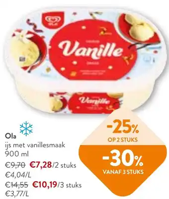 Ola ijs met vanillesmaak 900 ml