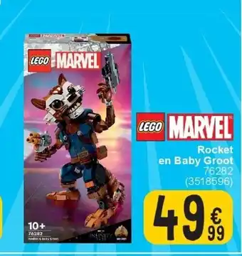 Cora Rocket en Baby Groot aanbieding