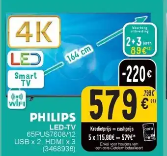 Cora LED-TV aanbieding